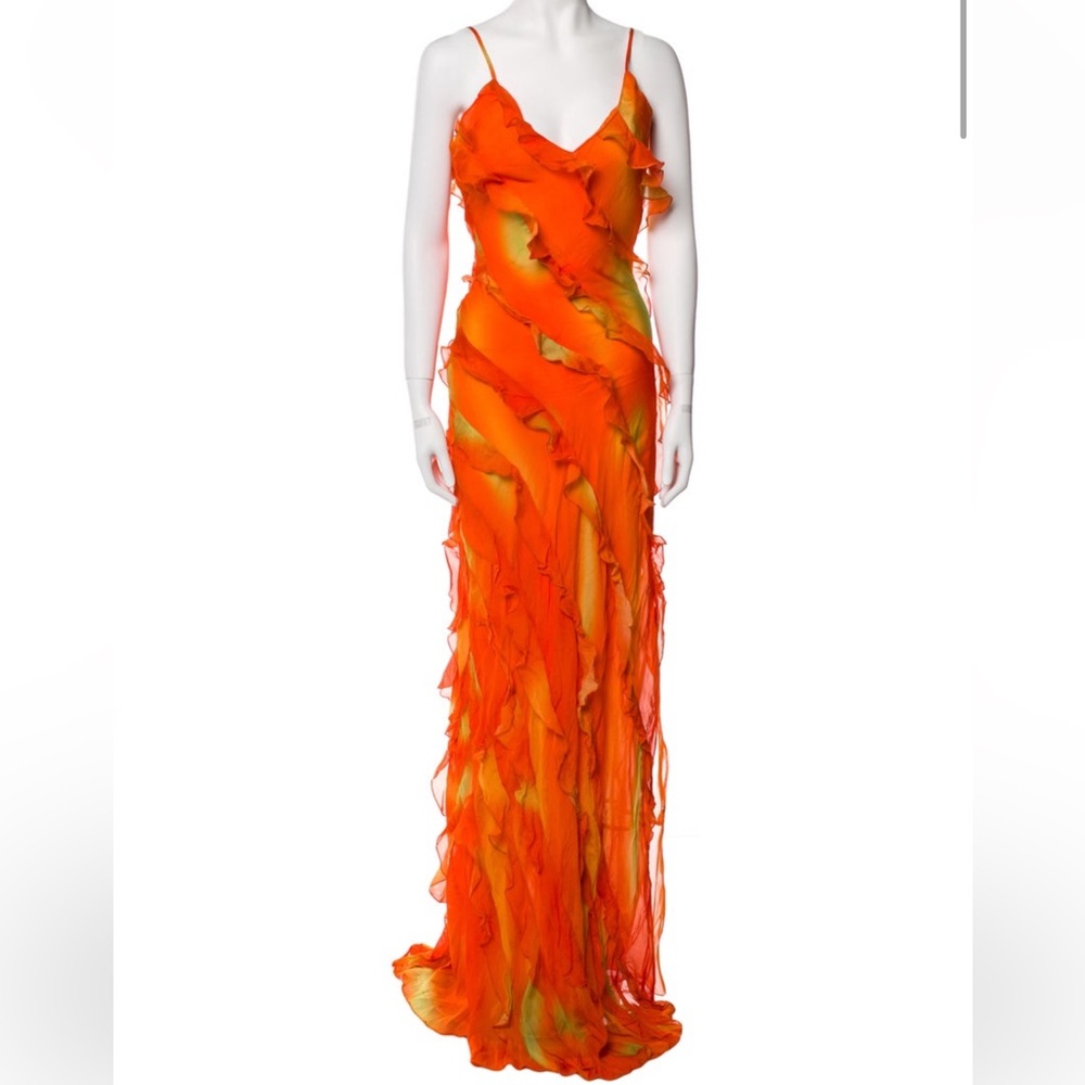 Rat & Boa Orange and Yellow Dress